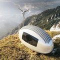 Technology and green energy come together for innovative egg-shaped housing solutions.