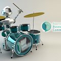 Robot drummer posts pictures of jamming sessions on Facebook